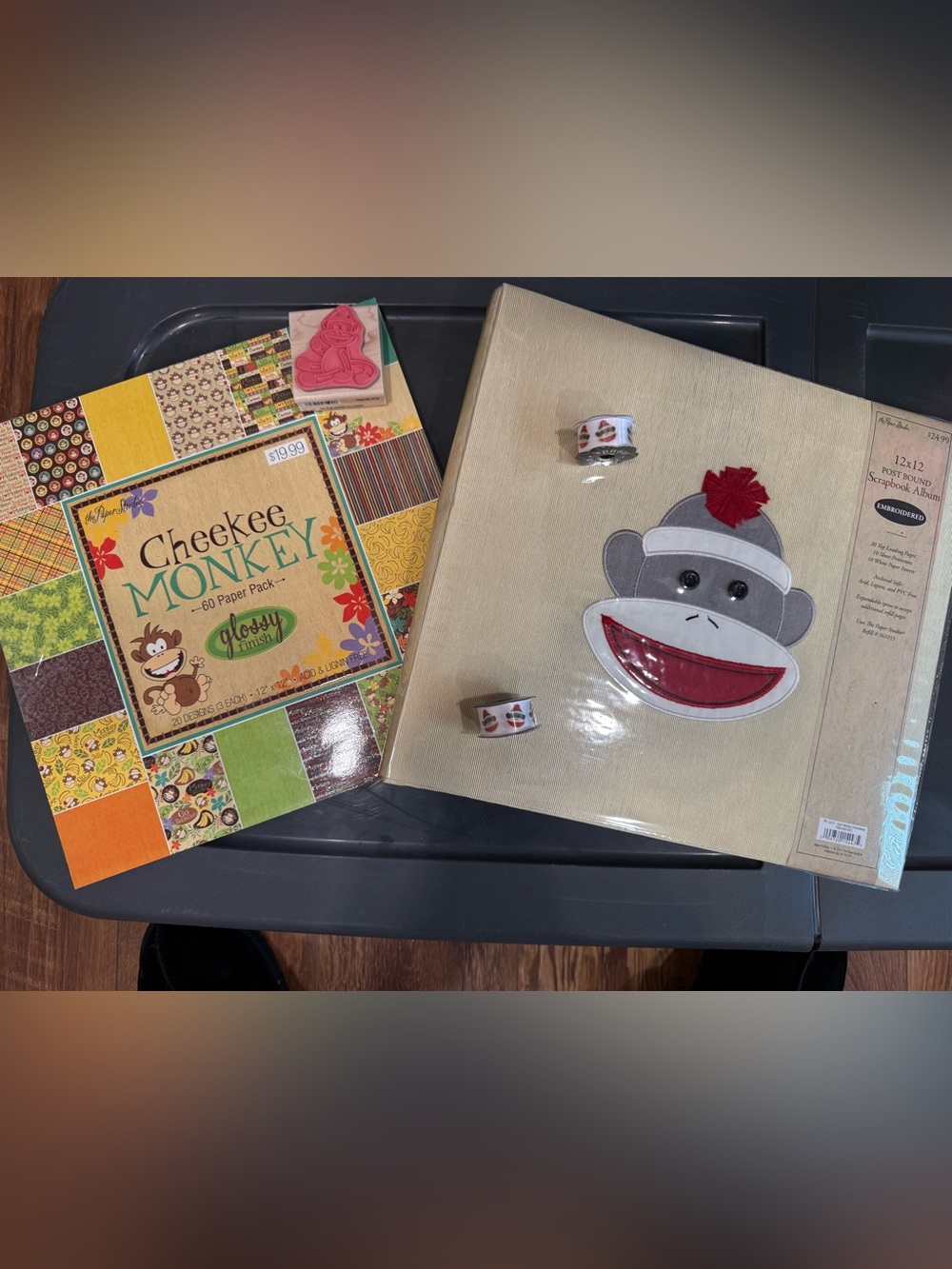 Cheeky Monkey Kids scrapbook
